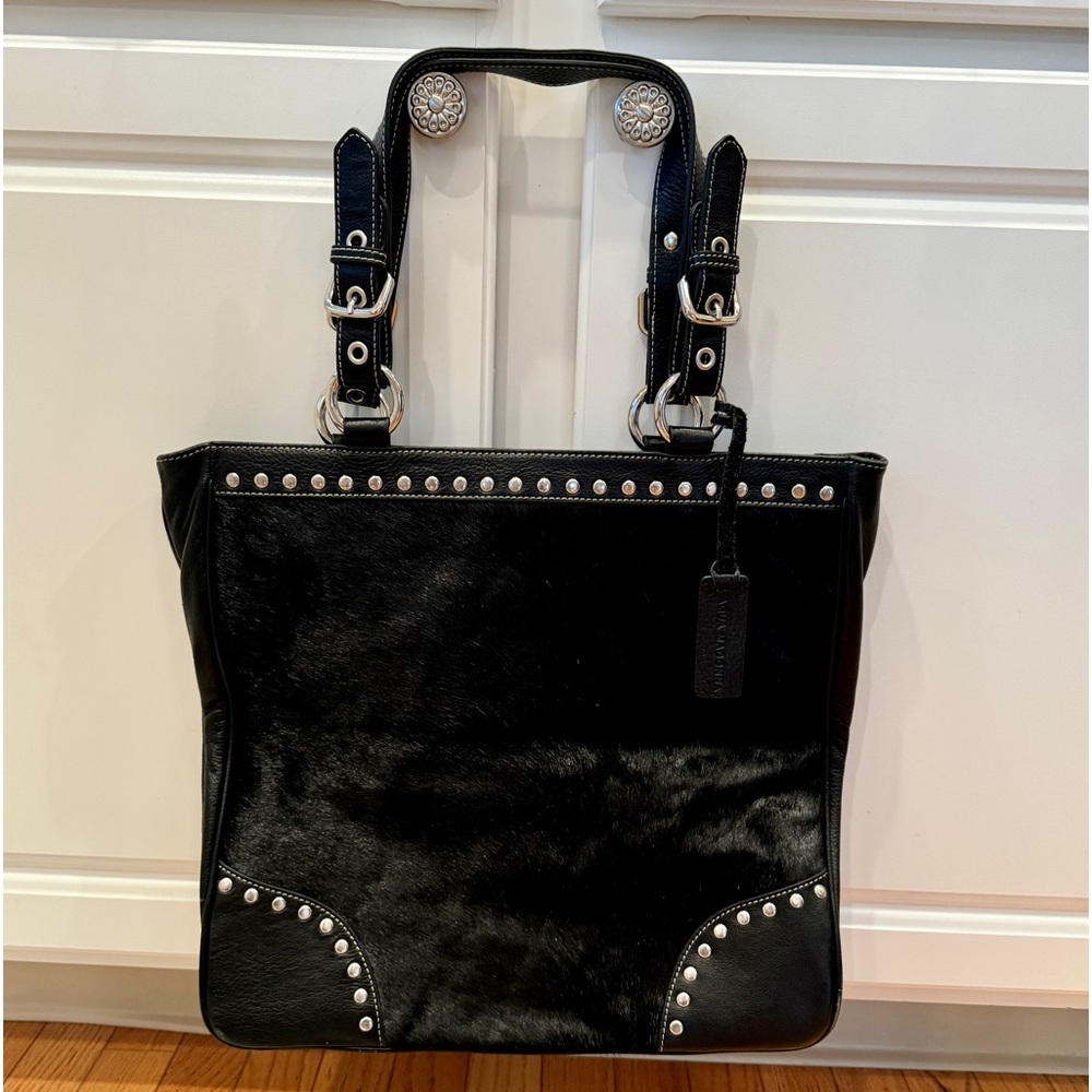 Aqua Madonna Calf Hair Fur Shopper/Shoulder bag. Gorgeous!